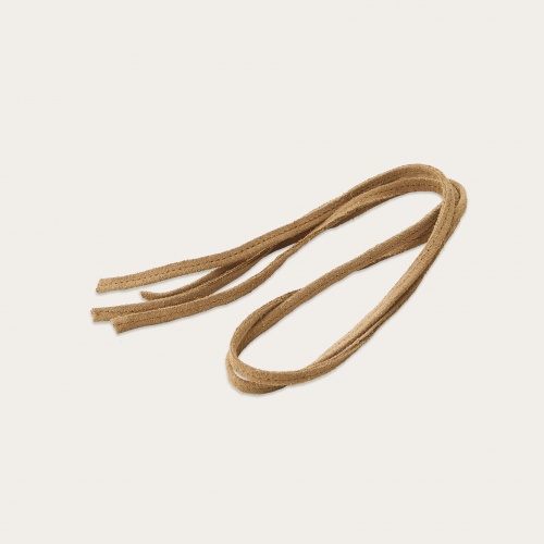 Shoelaces Roma, caramel suede